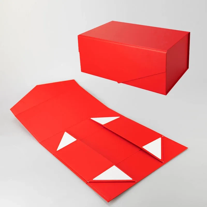 Custom Hot Stamping Logo Paper Packaging Folding Box Magnetic Gift Box